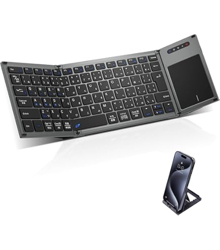 【高級版】EWIN 折り畳み フルサイズキーボード bluetooth タッチパ Amazon.co.jp: Ewin Bluetooth キーボード 折り畳み式